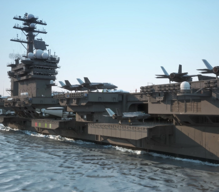 Military aircraft carrier